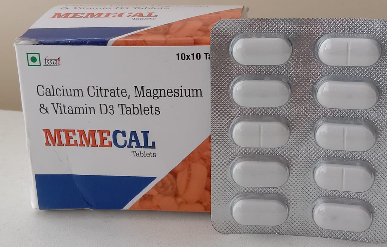 Calcium Citrate + Magnesium + Vitamin D3 Tablets